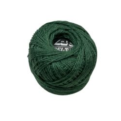 Cotton Thread Perlée Dark Green 10 gm Delta