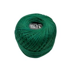 Cotton Thread Perlée Green 10 gm Delta