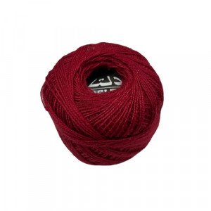 Cotton Thread Perlée Light Burgundy 10 gm Delta