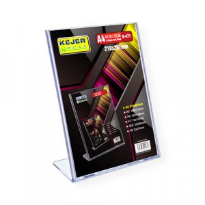 قاعدة عرض صور A4 طولي شكل حرف L