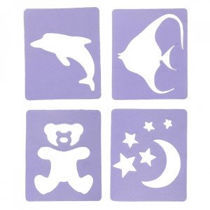 group Stencil Of Artwork Animals11.5×9.5 cm