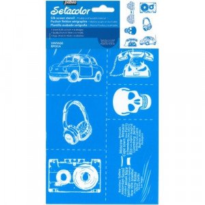 Silk Screen Stencil Car PEBEO 8.25 X 6 inch
