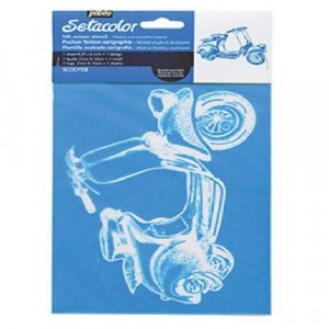 Silk Screen Stencil Bicycle  PEBEO 8.25 X 6 inch