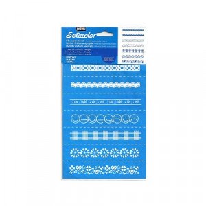Silk Screen Stencil Linear decoration PEBEO 8.25 X 6 inch