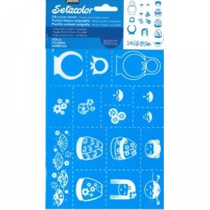 Silk Screen Stencil Japanese clothes PEBEO 8.25 X 6 inch