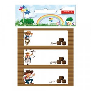   Name stickers Cow Boy TANEX