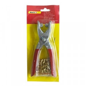 Eyelet Pliers with Single Hole with 100 Eyelets 