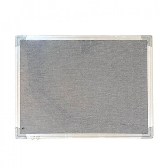 لوحة اعلانات 45x60 وجه فلين طبيعي ووجه قماش اخضر