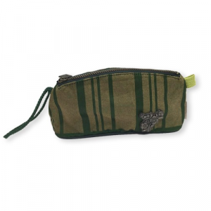 Pencil Case Green And Beige Checkers Busquets
