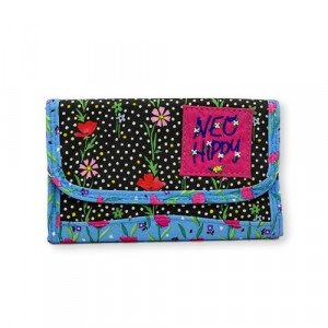 Wallet with Button Click BUSQUETS Blue and Black