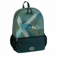 شنطة مدرسية X SPORTS سحاب 36x45 سم زيتي وتركواز 