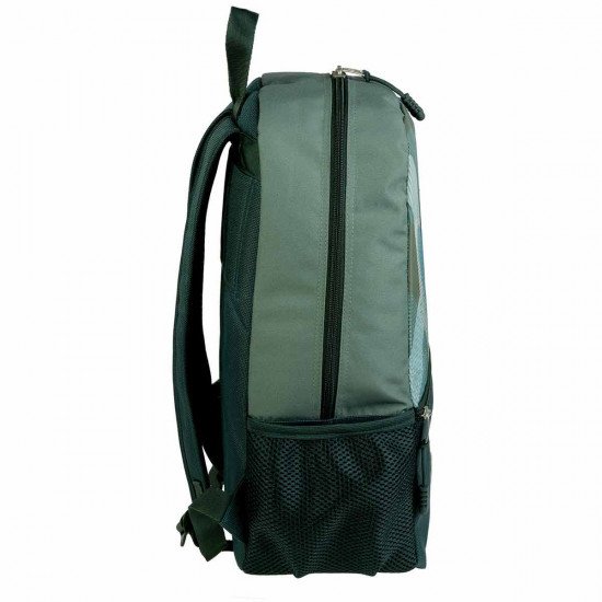 شنطة مدرسية X SPORTS سحاب 36x45 سم زيتي وتركواز 