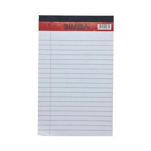 بوك رسائل وملاحظات سمبا A5 أبيض (40 ورقة) | مكتبة مرزا
