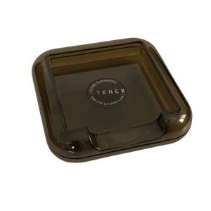 Note Holder 3*3 Inch Square TENEX Plastic Smoke