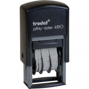 Self-Inking Stamp Gregorian Dater English 4×2.7 cm TRODAT