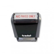 ختم جاهز وسط عبارة (A/C PAYEE ONLY) ترودات 