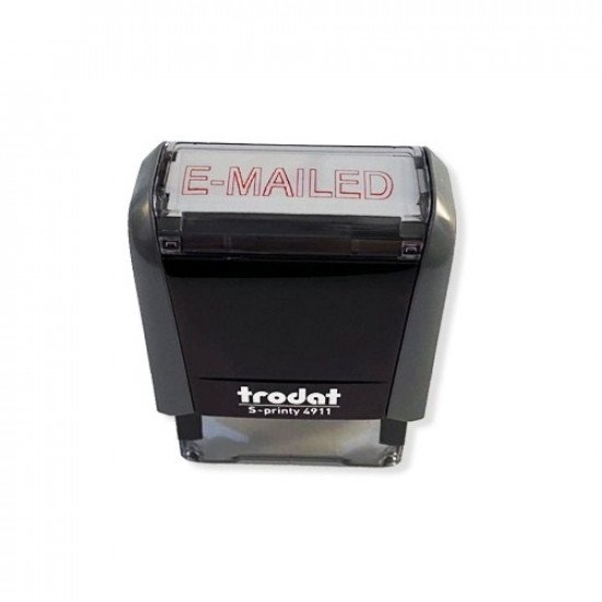 ختم جاهز وسط عبارة (E-MAILED) ترودات 