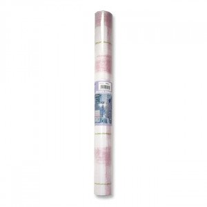 Printed Adhesive Roll White pink and green checkered SIMBA 8 yard
