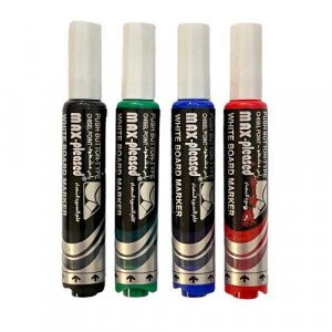 Whiteboard Marker Maxpoint Chisel Tip 4 Colors 