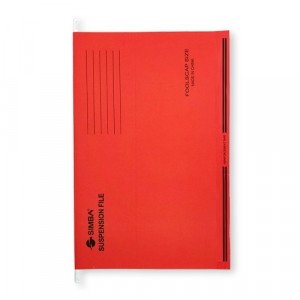 Hanging File SIMBA Foolscap Red