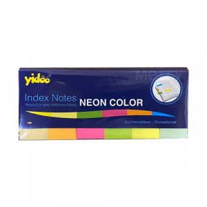Index Notes Neon 20x50 mm 6 Colors 