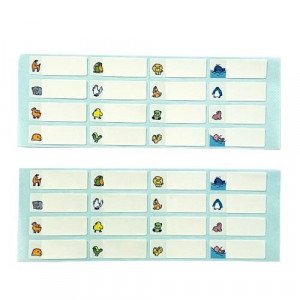 Little Name Stickers Transparent Cover Animals