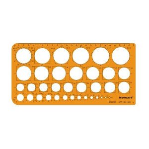Geometrical Shablona Circles Shapes 25x13 cm isomars