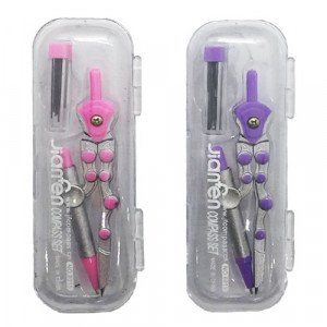 Compass with Mechanical Pencil &amp; Lead  Assorted Color 