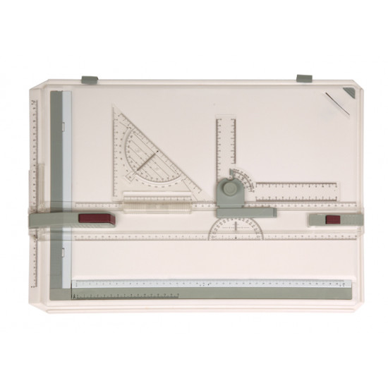 لوحة رسم هندسي 47.5x33.5 سم A3 مع ادوات هندسية 