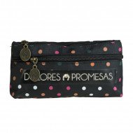 مقلمية مدرسية Dolores promesas اسود منقط بسكيت 