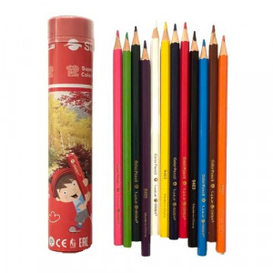 Wooden Color Box Circular SIMBA 12 colors