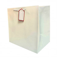 كيس هدايا ورق 35x35x24سم مع كرت ابيض