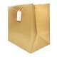 كيس هدايا ورق 35x35x24سم مع كرت ذهبي