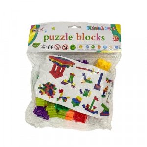 Cube Shaped Plastic Building Blocks