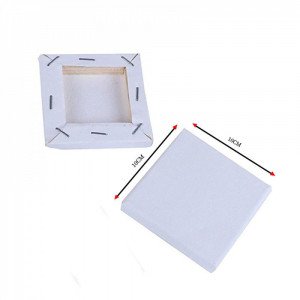  Canvas Board Squire 10x10 cm White SIMBA