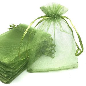  Organza Fabric Bag 18x12 cm 10 Pieces Several Colors