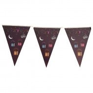 زينة رمضان كريم حبل مثلثات اهلا رمضان
