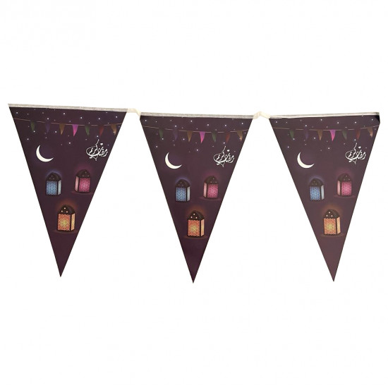 زينة رمضان كريم حبل مثلثات اهلا رمضان