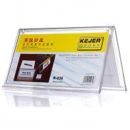 قاعدة اسم مكتب وجهين شكل مثلث 10×22 سم
