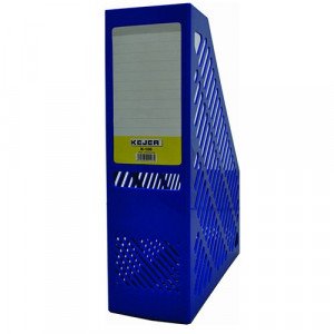 Blue Plastic Magazine Holder