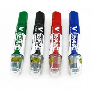 PILOT Chisel Tip Whiteboard Marker Set 4 Colors