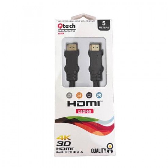 كيبل HDMI كيو تيك 5 متر
