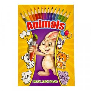 Coloring Book Draw and Color Animals