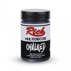 Multi Decor Chalked Paint Black 4580 RICH 250 ml