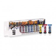 طقم الوان انبوب عصار اكريليك X-art ريتش 12 لون× 12 مل طقم الوان انبوب عصار اكريليك X-art ريتش 12 لون× 12 مل