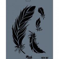 استنسل للأعمال الفنية  25×35سم ريتش 387