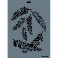 استنسل للأعمال الفنية  25×35سم ريتش 203
