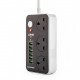 توصيلة كهربائية LDNIO SC3604 5M مقاومة للحريق بثلاثة مقابس و 6 منافذ USB توصيلة كهربائية LDNIO SC3604 5M مقاومة للحريق بثلاثة مقابس و 6 منافذ USB