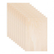 لوح خشب مستطيل 42×30 سم نحيف فاتح A3