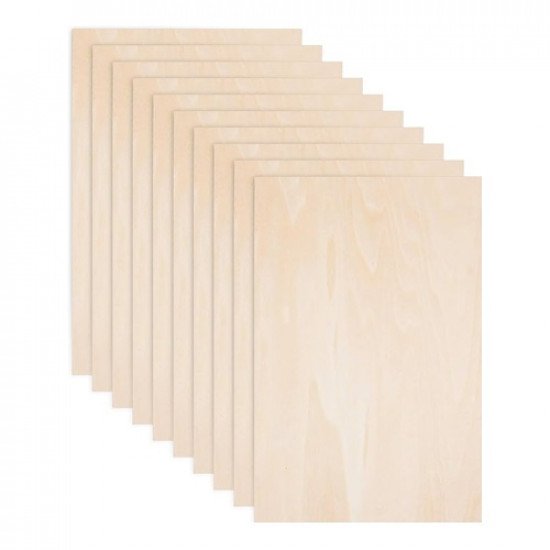 لوح خشب مستطيل 42×30 سم نحيف فاتح A3